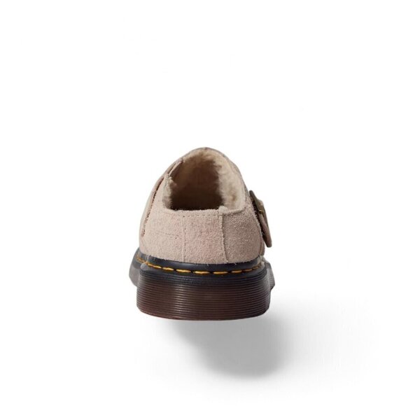 Dr. Martens Isham Taupe Shearling Slingback Mules Sandals Unisex US W-9 M-8 _A1 - Picture 11 of 16